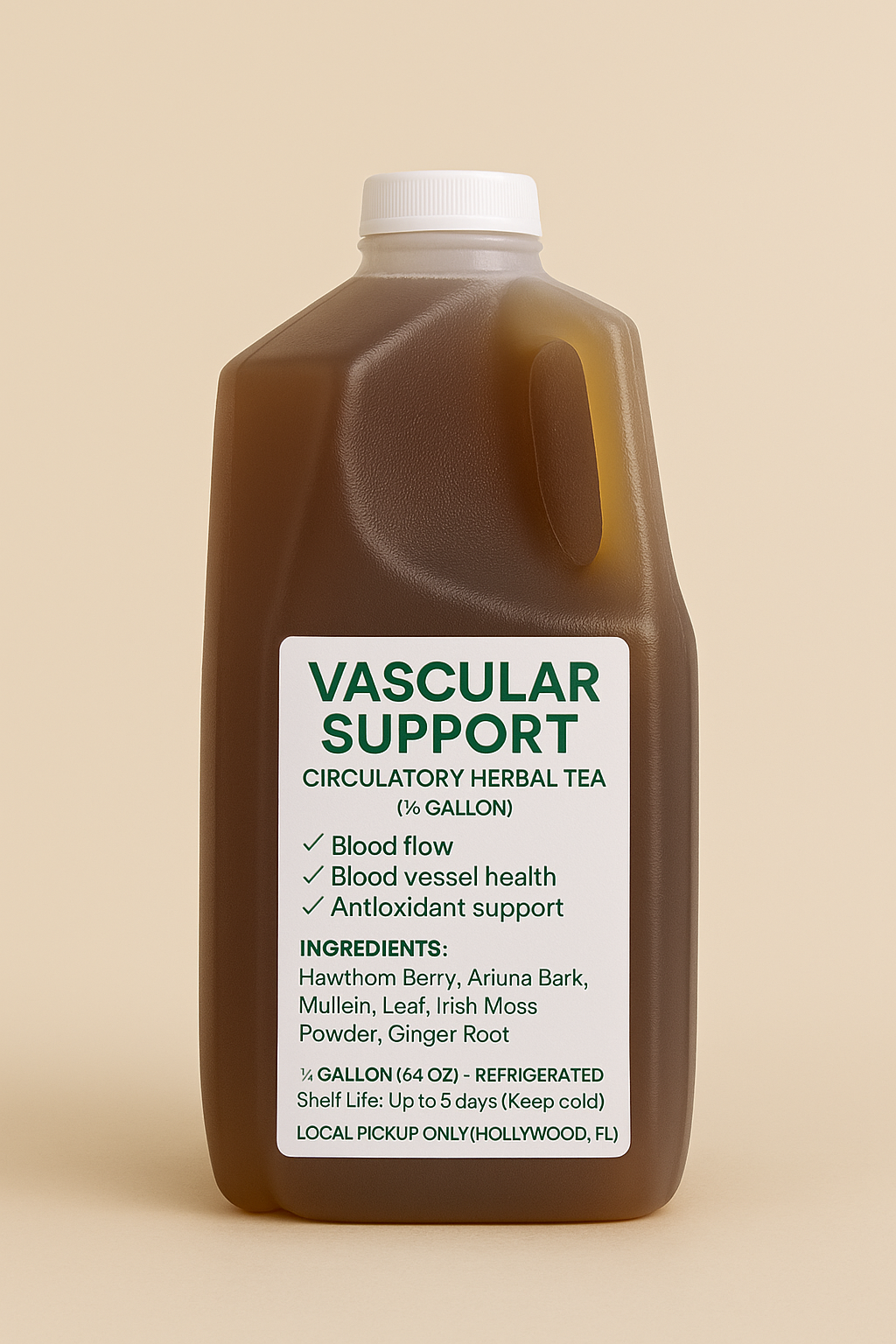 Circulation Cleanse – Blood Flow & Vascular Support Tea (½ Gallon)
