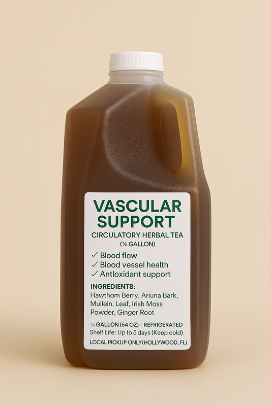 Circulation Cleanse – Blood Flow & Vascular Support Tea (½ Gallon)