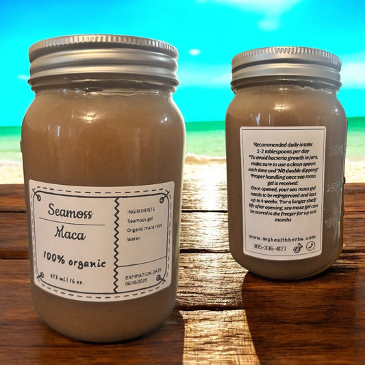 Seamoss gel with Maca root